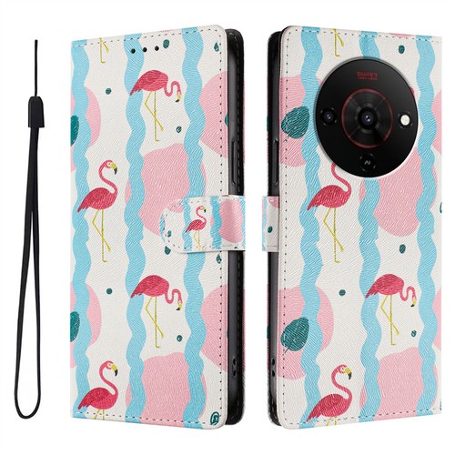 Painted PU Leather Stand Phone Cover for ZTE A76 A75 A35E A73 A34 A54 A53 A35 - Picture 4 of 22