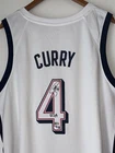Stephen Curry "USA" Signed Nike 2024 Olympics Auto Jersey Warriors USASM BAS LOA
