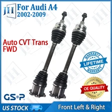 OE Front Pair Left Right CV Axle Shaft Set For 2002-2009 Audi A4 FWD Auto CVT