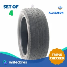 Set of (4) Used 275/50R22 Bridgestone Alenza A/S 02 111H - 6.5/32