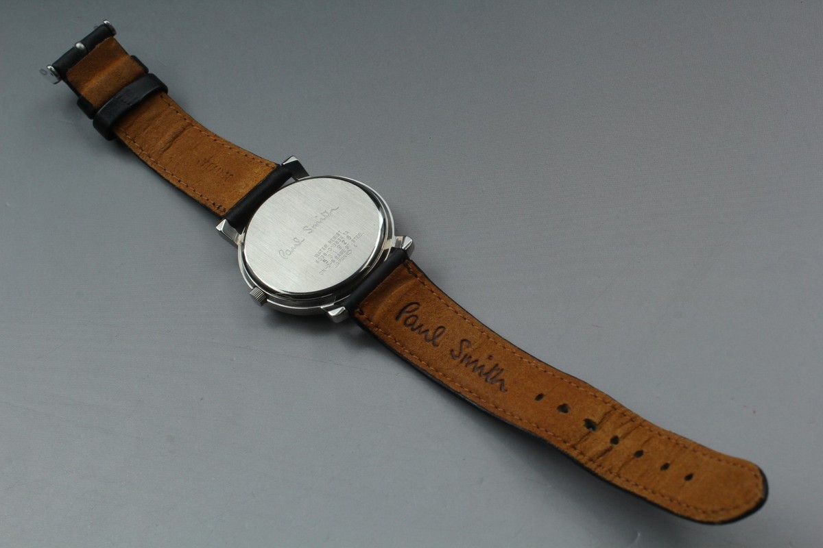 Near MINT] Paul Smith 6038-G13834 Silver Quartz Watch From