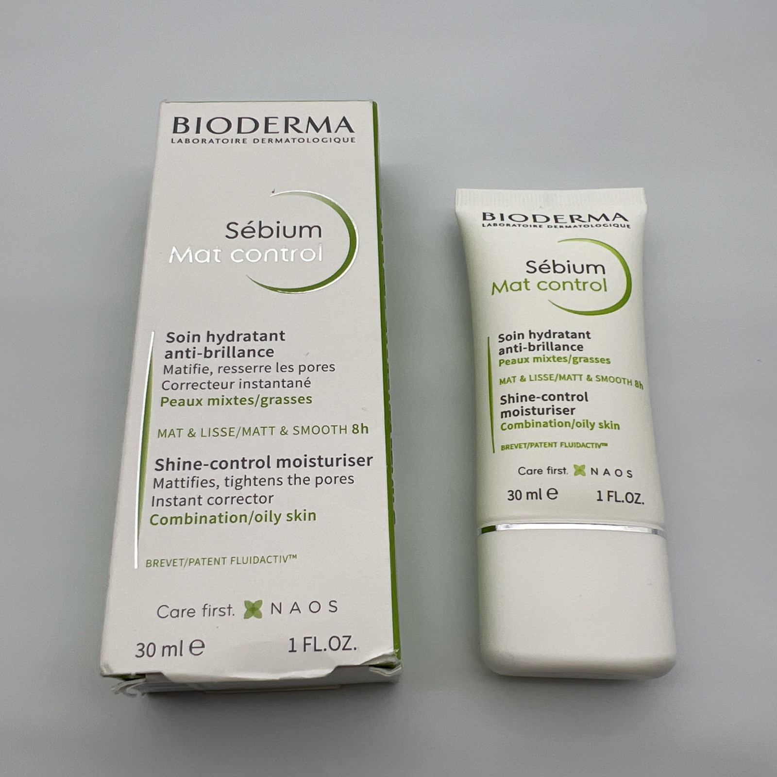 Bioderma Sebium Mat Control 1 fl oz 30 ml Shine Control Facial Moisturizer Matte