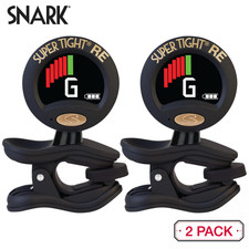 2-PACK Snark ST-8 Super Tight Rechargeable Clip-On Tuner for All Instruments