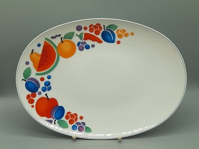 Thomas Rosenthal Table Fashion große Servierplatte 38,5 cm Früchte Porzellan