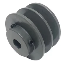 V-Belt Pulley, 4.75 In Out Dia., Cast Iron,  2Bk50x1-3/8