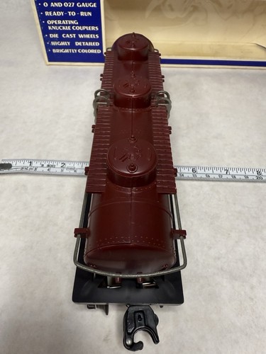 VTG K-LINE O/O-27 GAUGE K-5410 MONON TRIPLE DOME TANK CAR FREE SHIPPING A9 - Picture 9 of 13