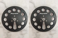 New One Pair Pioneer black 7'' Tape Reel Light Metal Aluminum Take Up Reel