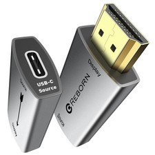 Reborn USB C Female to HDMI Male Adapter | 4K Uni-Directional USB Type C Sour...