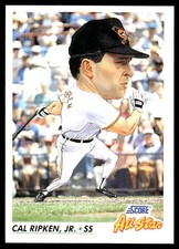 Cal Ripken, Jr. 1992 Score #433 Orioles MLB READ FREE SHIPPING AutographDen
