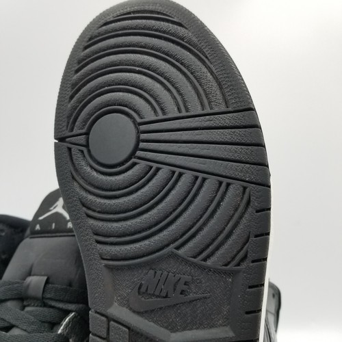 Nike Air Jordan 1 2016 Retro Black Patent Mid Uomo Taglia 9 Antracite 332550-017 - Foto 18 di 22