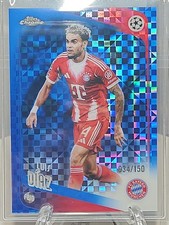 2026 Topps Chrome UEFA Luis Diaz Blue X-Fractor /150