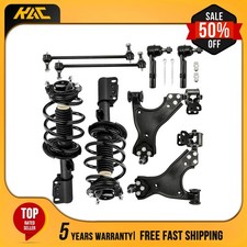 For GMC Acadia Chevy Traverse Lower Control Arms Front Struts Shocks Tie Rod Kit