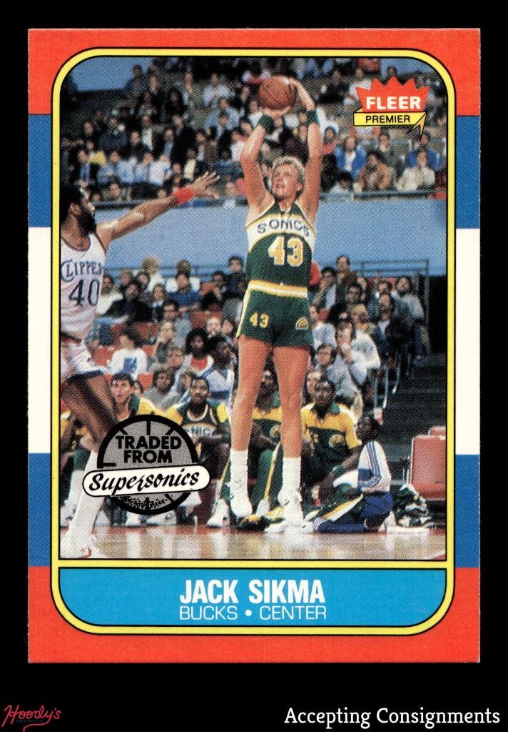 1986-87 Fleer #102 Jack Sikma BUCKS