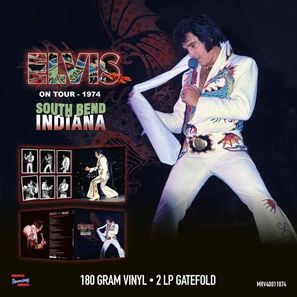 ELVIS PRESLEY ON TOUR 1974 SOUTH BEND INDIANA (2LP) Vinyl Double Album sealed