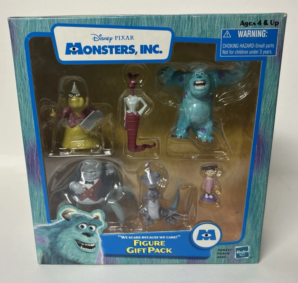 Disney Pixar MONSTERS, INC. 6 figuras paquete de regalo Hasbro vintage 2001 lote de 2 juegos Foto 3 de 4