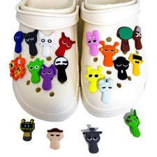 Sprunki Character Shoe Charms 20pcs Bundle - Kids Gift Shoe Decals Accessories