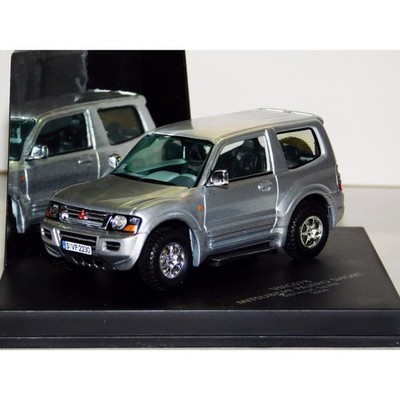 MITSUBISHI PAJERO SHORT 2000 METALLIC SILVER 2000 SKID VITESSE VMC078 1:43