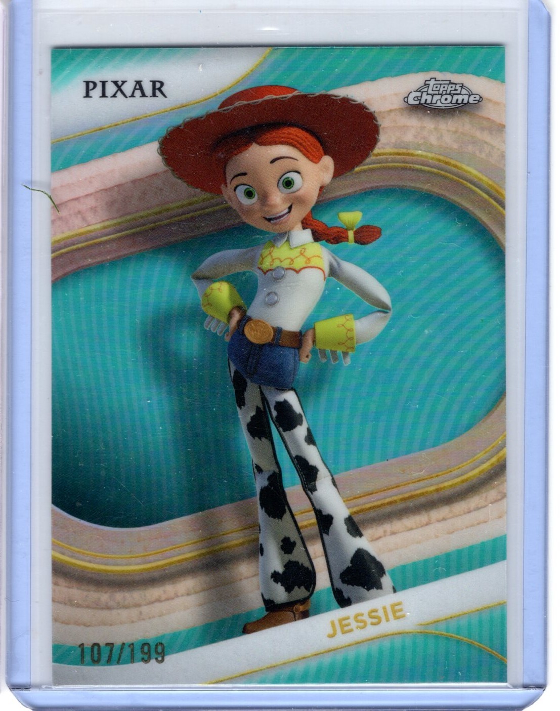 Jessie 2025 Topps Chrome Disney #94 Aqua Refractor /199 Price