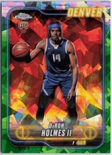 2024-25 Topps Chrome Sapphire #195 DaRon Holmes II Green Sapphire #/99