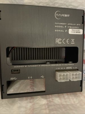 FutureBit Apollo BTC (Bitcoin) Gen 1 Expansion Node ASIC Miner Safe For At Home