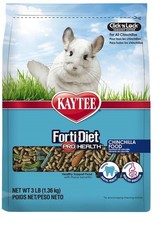 Kaytee FortiDiet ProHealth Chinchilla Food 3lbs Veterinarian Recommended healthy