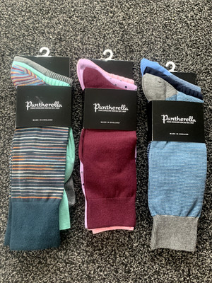 Pantherella Socken 3 Paar Pack Größe UK 6-7 EU39-41 US 7-8