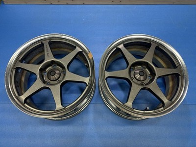 JDM Rare Buddy Club P1 Racing II 1717X8JJ +35 PCD 114.3/5H Used 2-Book No Tires