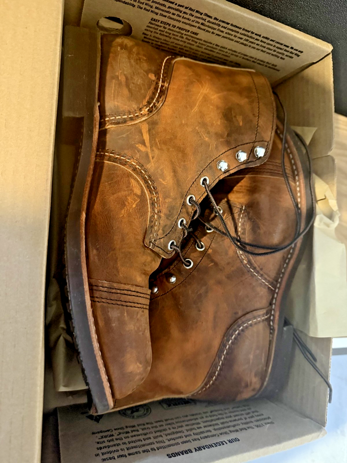 Iron Ragers red wing iron ranger boots size 9 1/2 E2 | eBay
