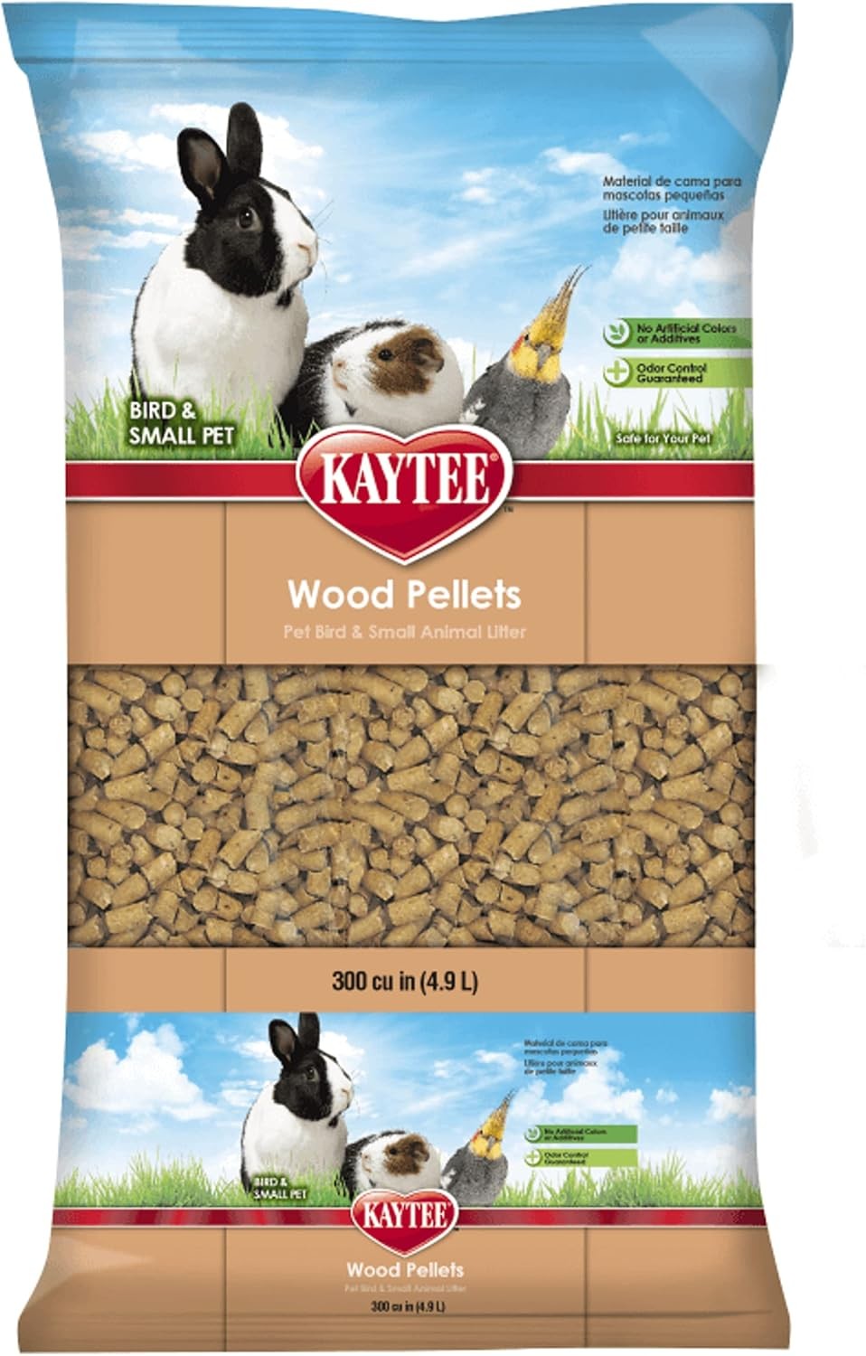 Kaytee Wood Pellets Pet Bird & Small Animal Litter for 165 F