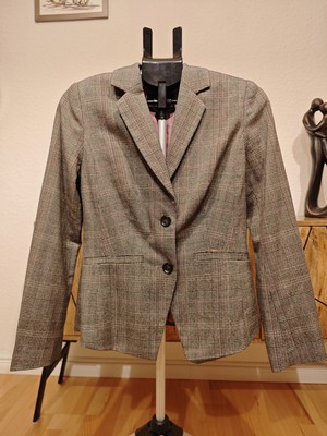 Bruno-Banani, Figurbetonter, langer Baumwoll-blazer