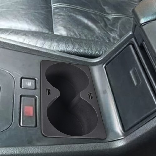 Fit For BMW E38 7-series 740i 740iL 750iL 95-01 Cup Holder with Dual USB Charger - Picture 3 of 13