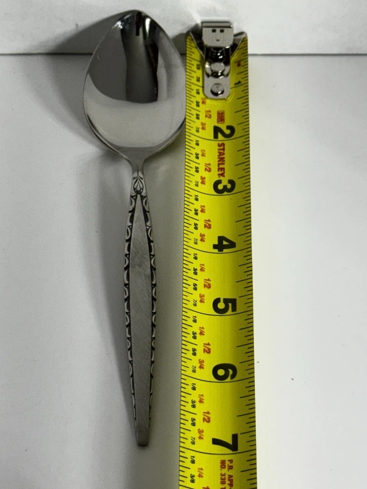 VENETIA Oneida Community Stainless 6 7/8” Oval Soup Spoons Set Of 3 - Image 4 of 4