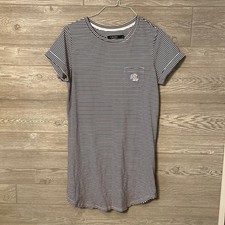 Lauren‎ Ralph Lauren Black and white T-Shirt Dress Size Small
