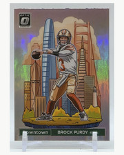 2024 Donruss Optic Brock Purdy Downtown #4 SSP Case Hit 49ers