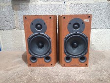 Pair of Wharfedale Diamond 9.1 Bookshelf Speakers Brown Wired 6-Ohms 100W Stereo