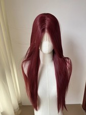 Light Pink Wig for Women 13X4 Lace Front Wig 26Inch Long Straight Synthetic Wigs