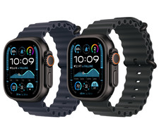 Apple Watch Ultra 2 LTE 49mm Black Titanium - Blue/Black Ocean Band - VERY GOOD