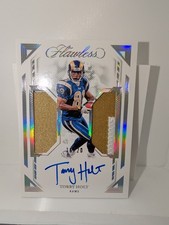 2023 Panini Flawless - Dual Patch Autographs Torry Holt #DPA-THO Silver /20 (AU,