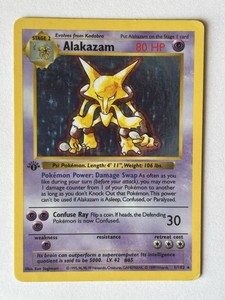 英語版初期　ポケモンカード　Alakazam shadowless holo 英語版初期 ポケモンカード Alakazam shadowless holo - メルカリ