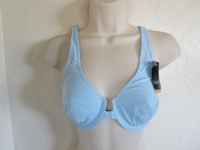 WACOAL 32 DD 851311 SOFT EMBRACE FRONT CLOSE UNDERWIRE BRA, BLUE, NWT 52