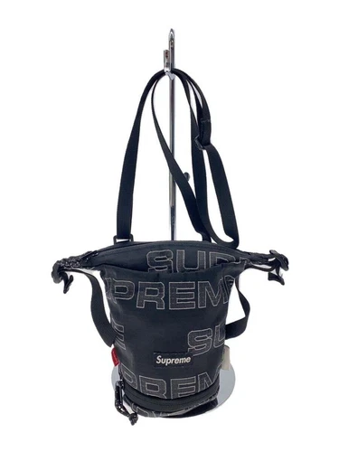 Sac bandoulière Supreme 21AW pochette de cou nylon noir motif total occasion