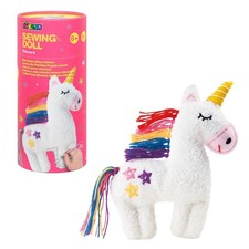 My First Sewing Kit for Kids 6-8, Unicorn Stuffed Animal Craft Set