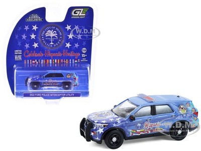 2022 FORD INTERCEPTOR UTILITY MIAMI PD HISPANIC HERITAGE 1/64