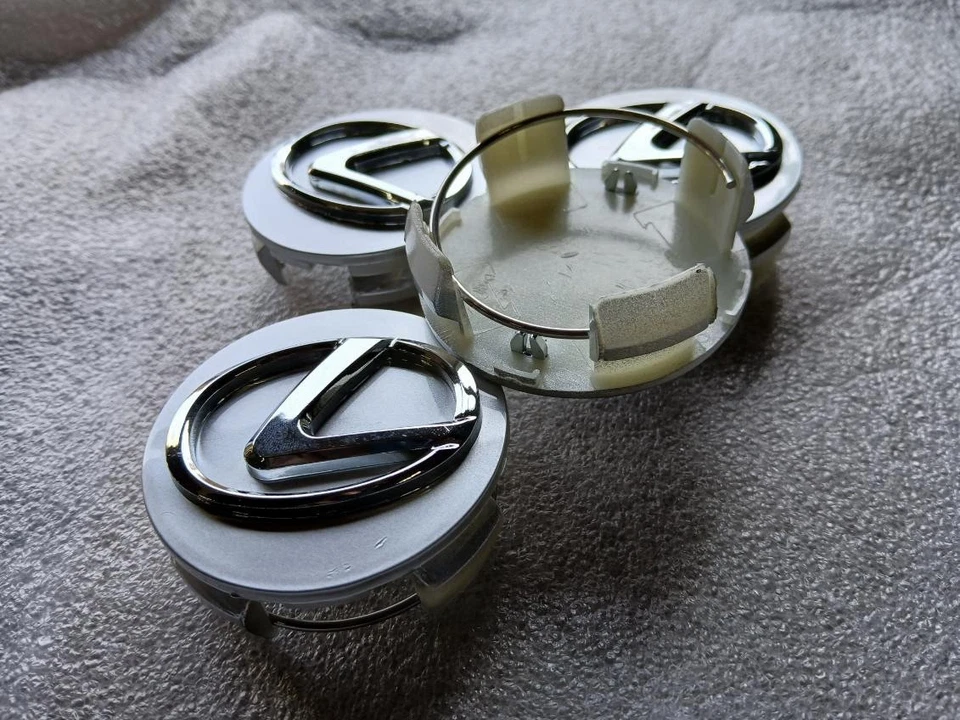 Tapacubos 4 piezas LEXUS CENTRADOS de rueda plateados llanta 62 mm para Lexus 4260330590 2006-2013 Foto 4 de 4