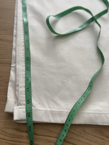 Next Cream Midi wide leg Dungarees, Size 20 Petite, Cotton, New £50 - Picture 9 of 17
