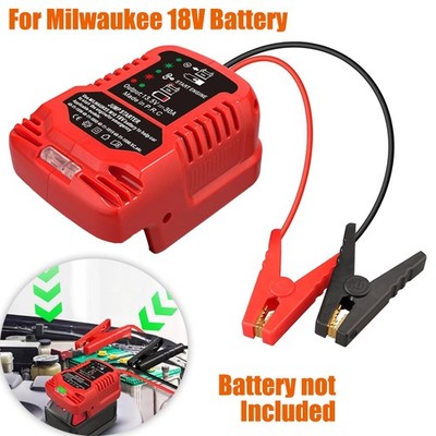 Überbrückungskabel 11AWG 30A Sprung Ladegerät Start Auto für Milwaukee 18V Tool