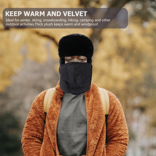 Winter Outdoor Cold Hat Cycling Skiing Windproof Winter for Men and - Bild 10 von 12