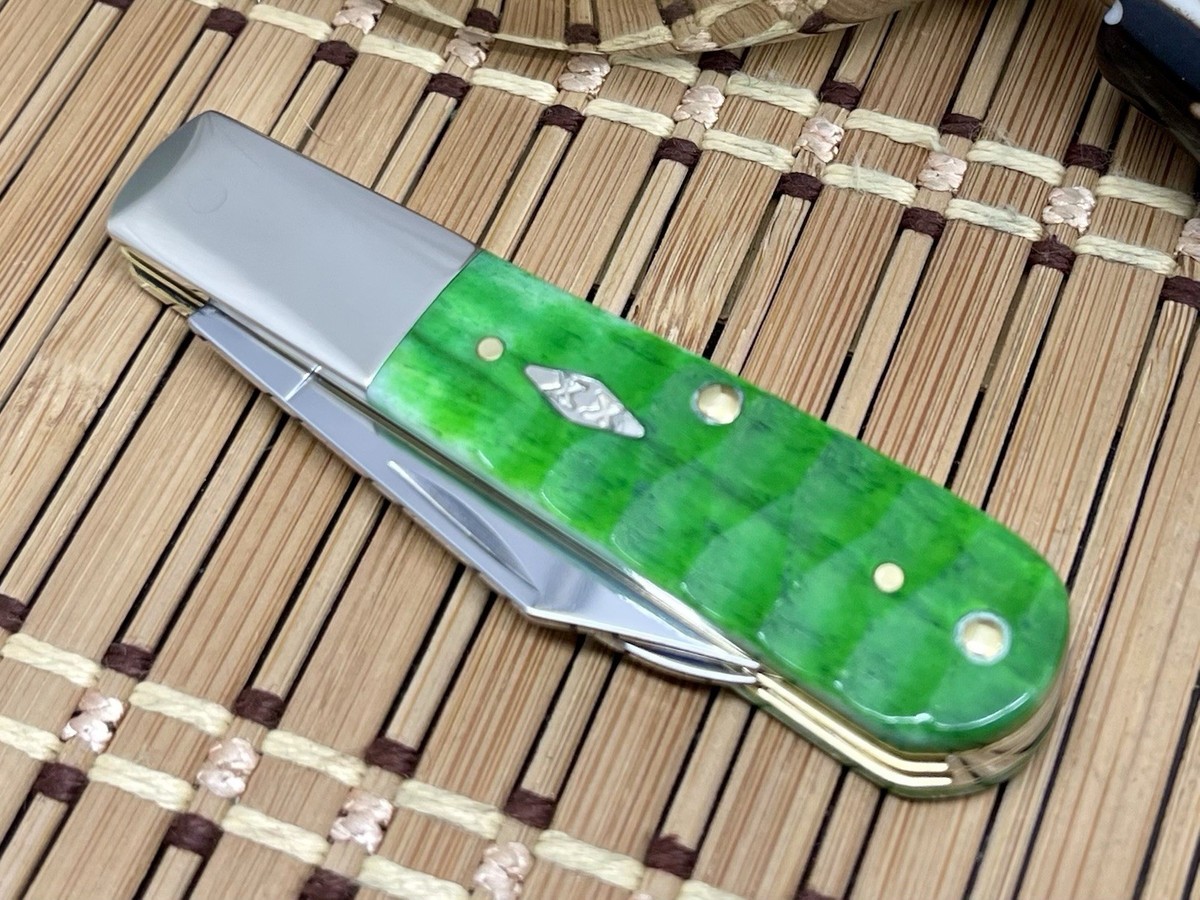 Case XX USA 2026 Gator Jig Bright Green Bone 11443 Barlow Pocket