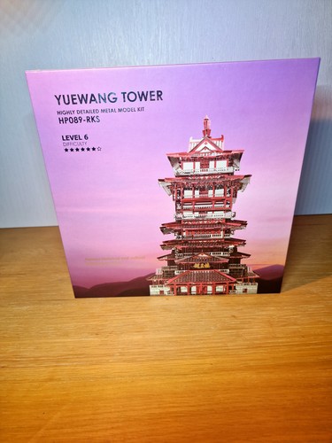 Yuewang Tower Landmark Series Highly Detailed Metal Model Kit 298 Pieces 14 Plus - Picture 3 of 7