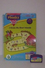 LeapPad Phonics Program Activity Book I Know My Short Vowels Leap